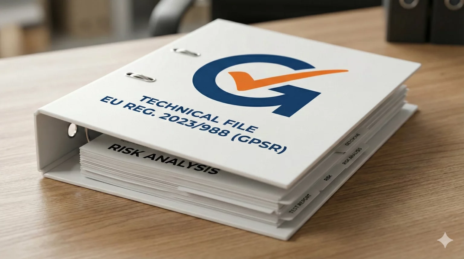 Fascicolo tecnico GPSR con analisi dei rischi